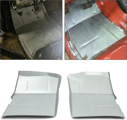 Floor Pan Set Compatible with 1973-1987 Chevy GMC Suburban Blazer Jimmy Truck Chevrolet C10 C20 K10 K20 Front Extended Floor Pan Left Right LYAM-111