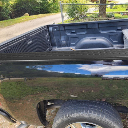 6'6inches Truck Bed Rail Caps Cover Compatible with 2007-2014 Chevy Chevrolet Silverado 1500 2500 HD 3500 HD Replacement for 72-41104 BedRail Caps with Stake Holes Black LYAP-208S