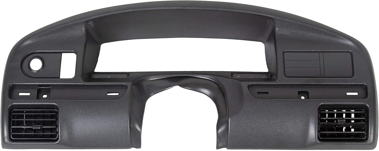 Dash Panel Bezel Cover Compatible with 1992-1997 Ford F250 F350 Bronco Replacement for F2TZ-15044D70-A (Gas Engines ONLY) LYAP-374