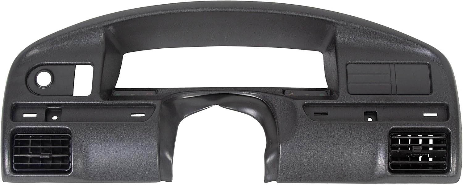 Dash Panel Bezel Cover Compatible with 1992-1997 Ford F250 F350 Bronco Replacement for F2TZ-15044D70-A (Gas Engines ONLY) LYAP-374