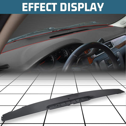 Upper Dashboard Panel Compatible with 2007-2013 Chevy Silverado Suburban Tahoe/GMC Sierra Yukon Avalanche/Cadillac Escalade Replacement for 23224733 LYAP-308S