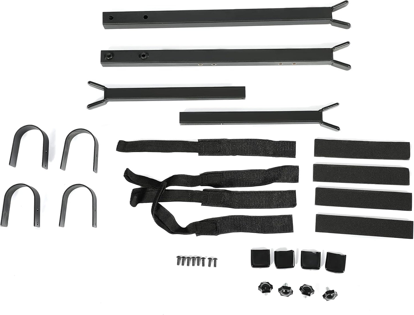 Adjustable Gun Rack Carrier 23-31 Inch Universal Compatible with Polaris Ranger Kawasaki Mule UTV Overhead Roof Gun Holder LYPS-068