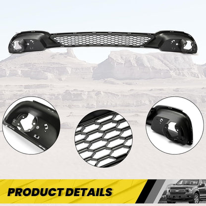 Lower Grille Compatible with 2011-2020 Dodge Grand Caravan/ 2012-2015 Ram C/V Replacement for 68100690AA/ CH1036115 Lower Bumper Protection