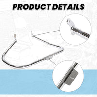 Load image into Gallery viewer, Chrome Engine Guard Highway Crash Bar Compatible with 2000-2017 Harley Heritage Softail Fat Boy Springer FLST Replacement for HD49004-00 LYHD-37S
