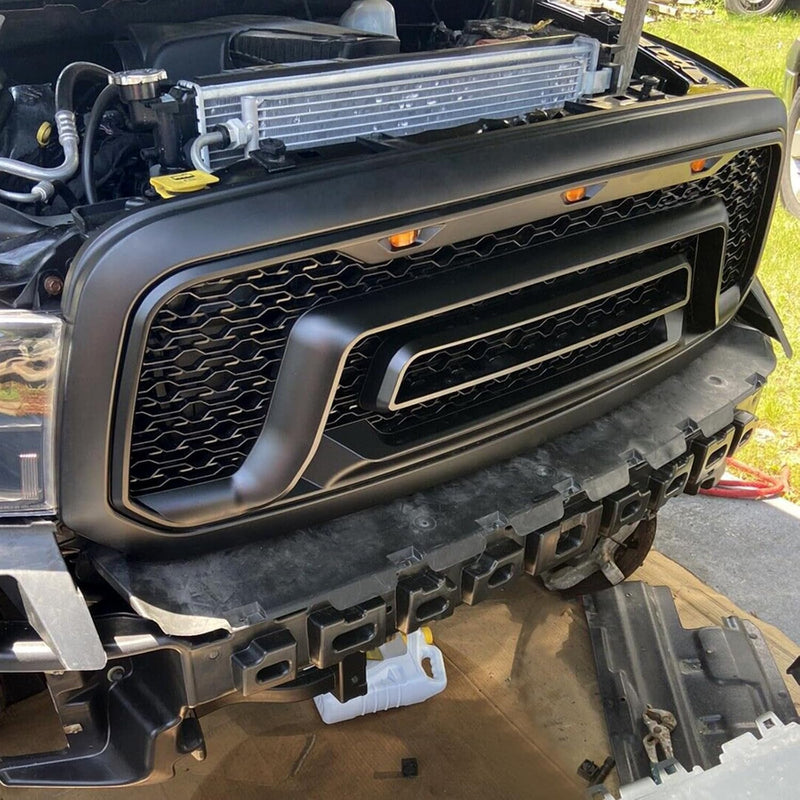 ECOTRIC Front Bumper Absorber Compatible with 2013-2024 Dodge Ram 1500 All Cab Types Replacement For Part Number 68145441AC CH1070834 CH1070834C Face Bar Impact Bar LYAP-427