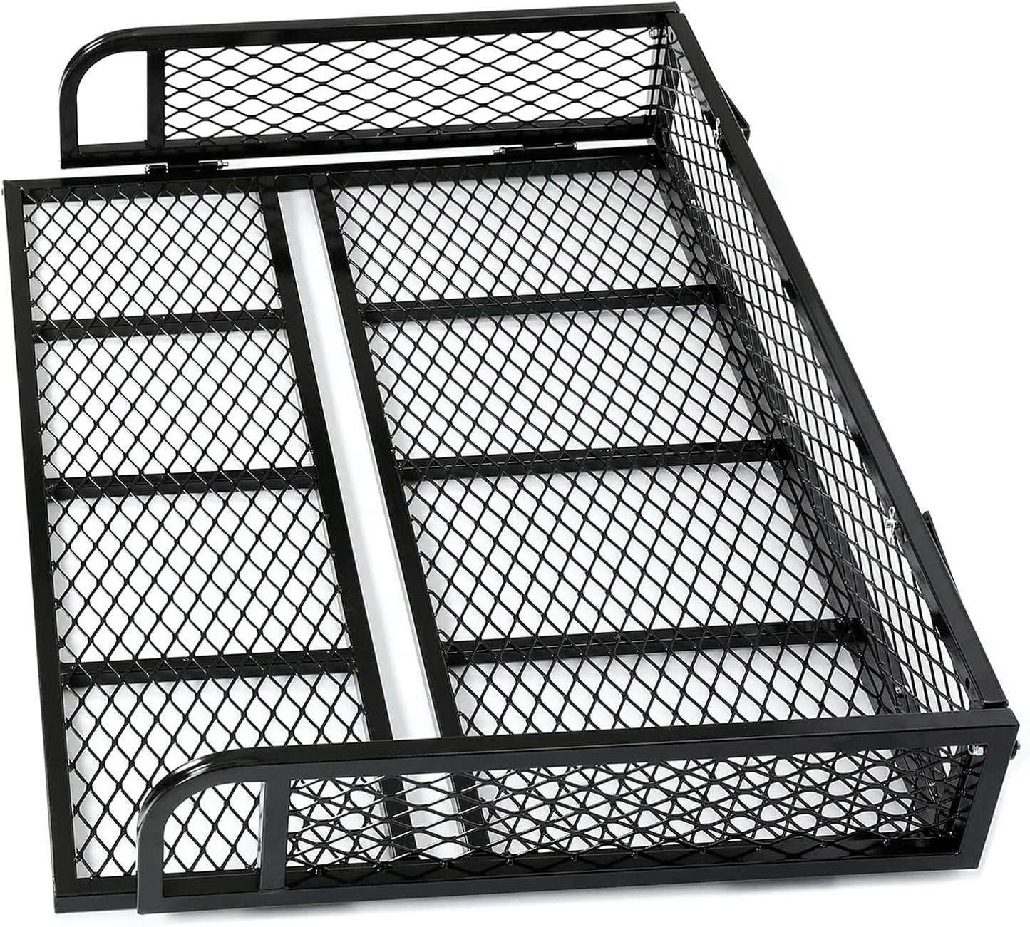 Universal Rear Cargo Basket Compatible with ATV Storage Rack Cargo Carrier Steel LYMM-089S-3