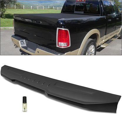 Air Design Tailgate Spoiler Compatible with 2009-2021 Dodge Ram Classic 1500 2500 3500 Replacement for #CH06A16 Black Cap Molding Top Protector LYAP-132S