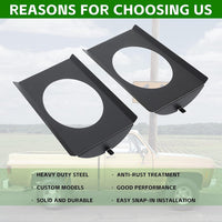 Load image into Gallery viewer, Behind Seat Speaker Brackets Compatible with 1973-1987 Chevy/GMC C10 Pickup for 6x9 Speakers Square Body Replacement LYAM-145S
