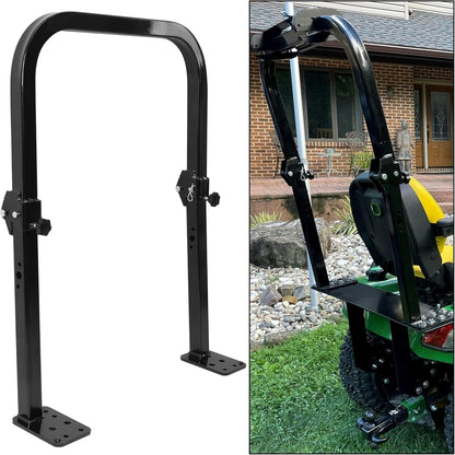 Tractor Folding ROPs Roll Bar Compatible with John Deere 2210 2305 Tractors Zero Turn Mower 27inches ROPS Bars LYJD-026