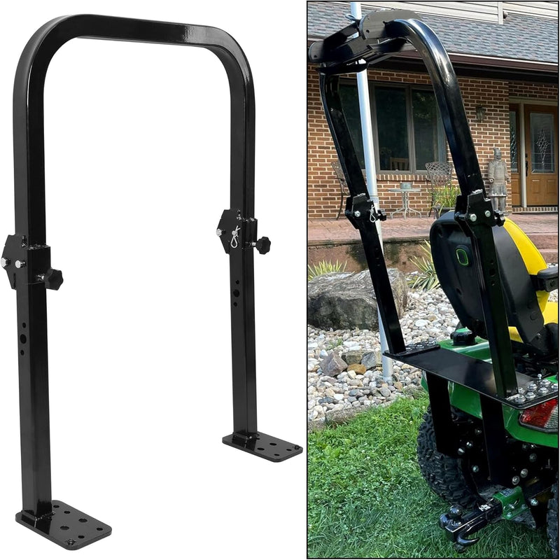 Tractor Folding ROPs Roll Bar Compatible with John Deere 2210 2305 Tractors Zero Turn Mower 27inches ROPS Bars LYJD-026