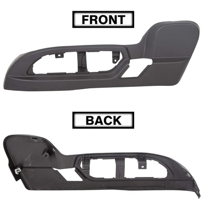 Driver Seat Trim Panel Compatible with 2009-2017 Buick Enclave/Chevrolet Traverse/GMC Acadia Driver Seat Track Cover Black Replace for 25941769 LYAP-409