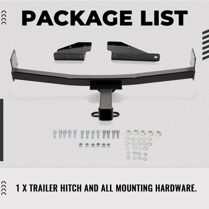 Class 3 2 Inch Tow Trailer Hitch Receiver Compatible with 2008-2020 Nissan Rogue Models and 2014-2015 Nissan Rogue Select LYAM-459
