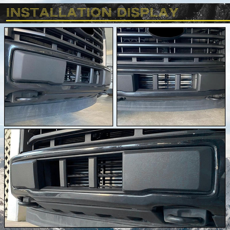 Front Bumper Lower Grille Trim Panel Black For 2015 2016 2017 Ford F-150 F150 LYAP-182-1