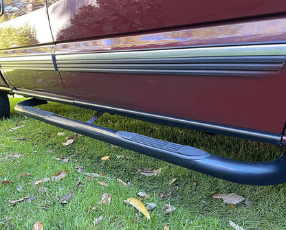 Rocker Panel Guard Trail Armor Compatible with 1999-2006 Chevy Chevrolet Silverado/GMC Sierra 1500 2500 3500 2007 Chevy Chevrolet Silverado 1500 2500 HD 3500 Classic Crew Cab LYAP-254-DK