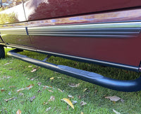 Load image into Gallery viewer, Rocker Panel Guard Trail Armor Compatible with 1999-2006 Chevy Chevrolet Silverado/GMC Sierra 1500 2500 3500 2007 Chevy Chevrolet Silverado 1500 2500 HD 3500 Classic Crew Cab LYAP-254-DK
