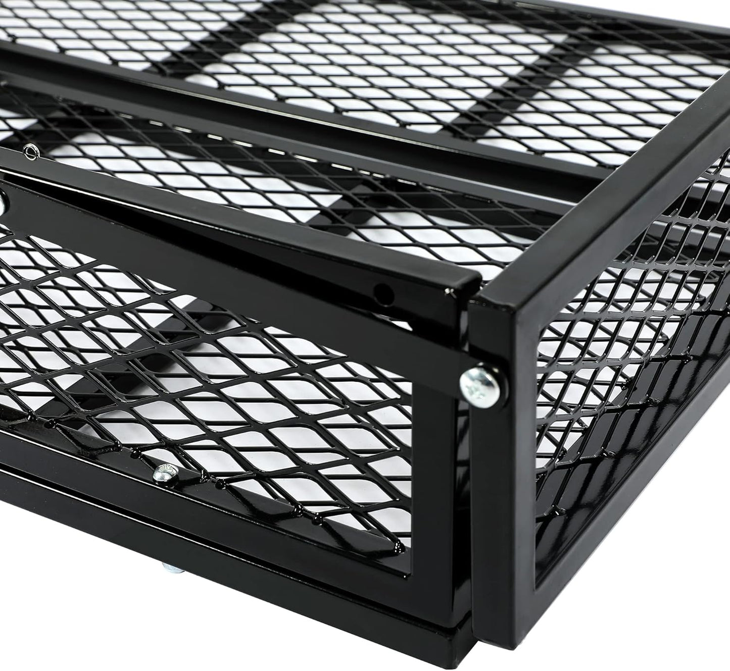 Universal Rear Cargo Basket Compatible with ATV Storage Rack Cargo Carrier Steel LYMM-089S-3