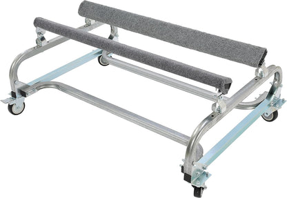 Personal Watercraft Jet Ski Dolly Stand Boat Storage Trailer Vehicle Cart for Sea-Doo Yamaha Kawasaki Adjustable Carpeted Bunks W/Four Casters & Two Brakes 1000lbs Capacity (roller boat trailer) LYA-060S