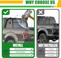 Load image into Gallery viewer, KUAFU Universal Truck Pickup Headache Rack Adjustable Pickup Cab Window Protection Back Window Rack LYAM-126
