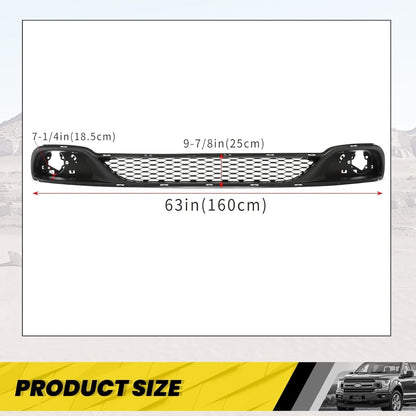 Lower Grille Compatible with 2011-2020 Dodge Grand Caravan/ 2012-2015 Ram C/V Replacement for 68100690AA/ CH1036115 Lower Bumper Protection