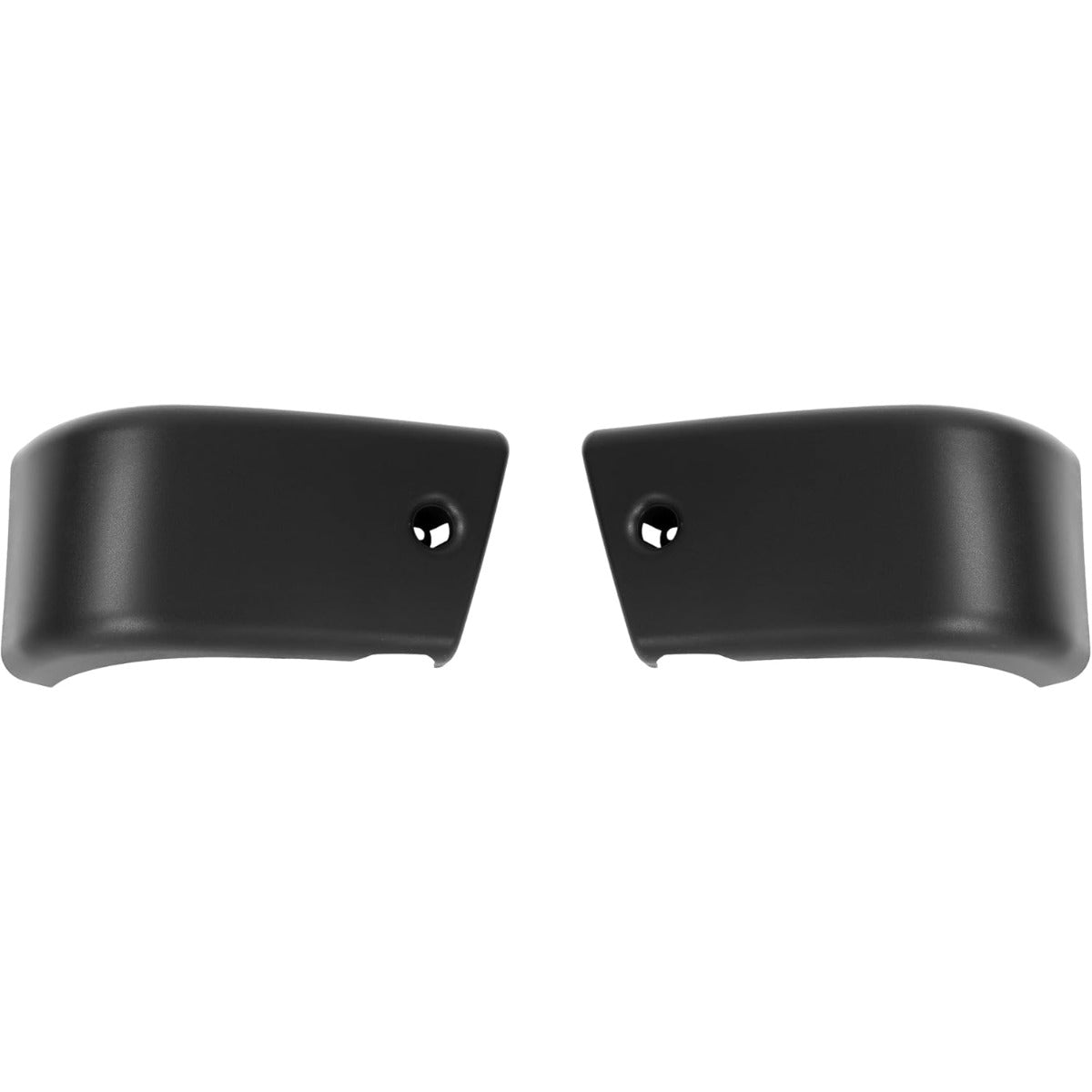 Front Bumper End Cap Extension Trim Pair Compatible with 1984-1989 Toyota 4Runner Pickup 4WD Replacement for 5210289106 5210389106 TO1005116 TO1004157 Plastic Black Textured - Left & Right Side