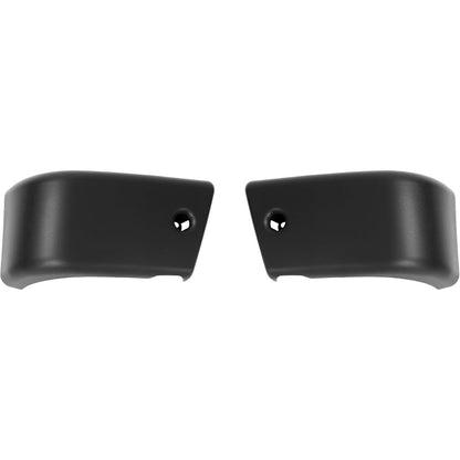 Front Bumper End Cap Extension Trim Pair Compatible with 1984-1989 Toyota 4Runner Pickup 4WD Replacement for 5210289106 5210389106 TO1005116 TO1004157 Plastic Black Textured - Left & Right Side