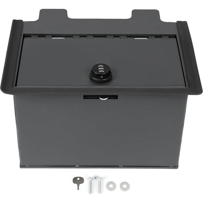 KUAFU Center Console Safe Gun Box Compatible with 2019-2023 Chevy Chevrolet Silverado GMC Sierra 1500 2500 3500 Replacement for 84081567 Console Organizer Locking Storage with 3-Digit Combo Password