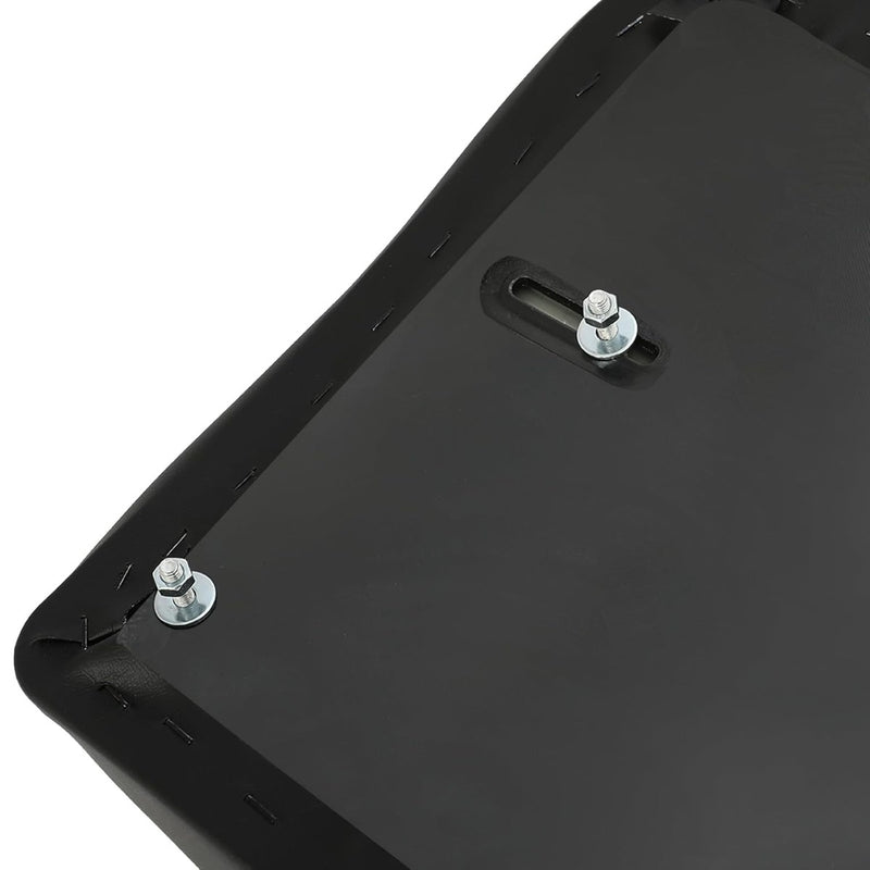 HECASA Seat Back Cushion Compatible with John Deere Crawler Dozer 350 450 550 Replacement for AT18697 Tractor Backseat Plastic Black