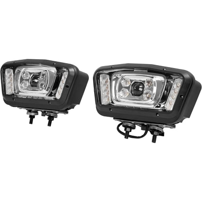 ALMULOO Snow Plow Light Clear Lens Compatible with All Snowdogg Plows
