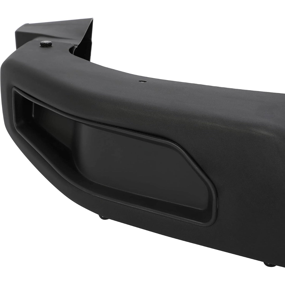 HECASA Rear Bumper Compatible with 2007-2018 Jeep Wrangler JK Replace 82213654 10th Anniversary Rubicon Edition Rear Guard Protector Plastic Steel Black