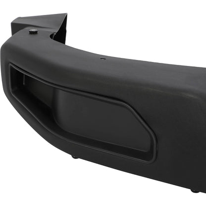 HECASA Rear Bumper Compatible with 2007-2018 Jeep Wrangler JK Replace 82213654 10th Anniversary Rubicon Edition Rear Guard Protector Plastic Steel Black