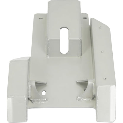 Full Chassis Skid Plate & Swing Arm Guard Compatible with 2001-2005 Yamaha Raptor 660/660R – Aluminum Underbody Protection, Silver Finish