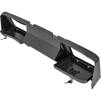 Dashboard Cover W/Locking Doors Compatible With 2008-2014 EZGO RXV Gas/Electric Models, Carbon Fiber Style Print Front Dash Cover (Not For 2015-Up 2nd Gen)