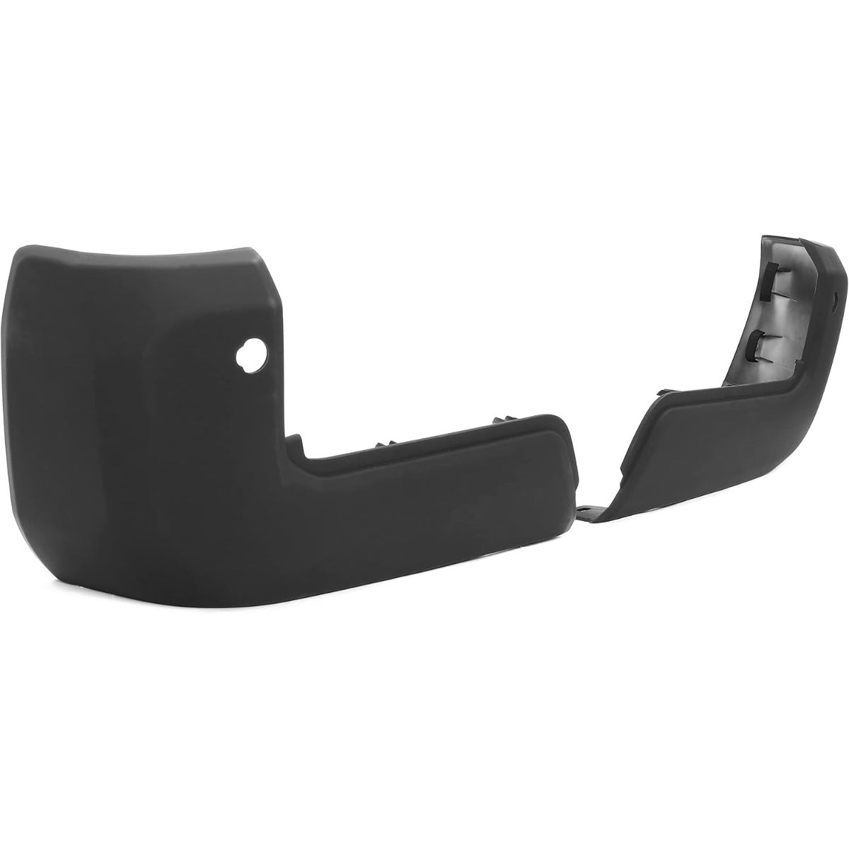 Kojem Rear Bumper End Caps Pair Compatible with 2016-2023 Toyota Tacoma Replacement for TO1104138 TO1105138 5215604900 5215504900 W/Parking Aid Sensor Hole Matte Black