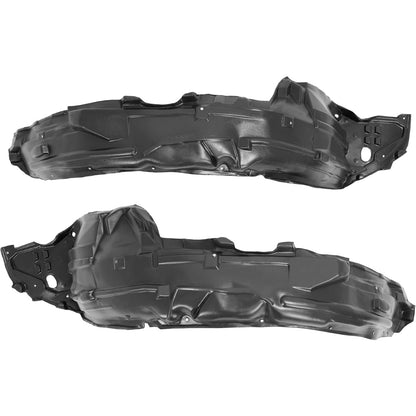 Front Inner Fender Liner Compatible with 2006-2011 Honda Civic Replace for  Wheel Liner Splash Shields Guard w/o Insulation Foam Left + Right Side
