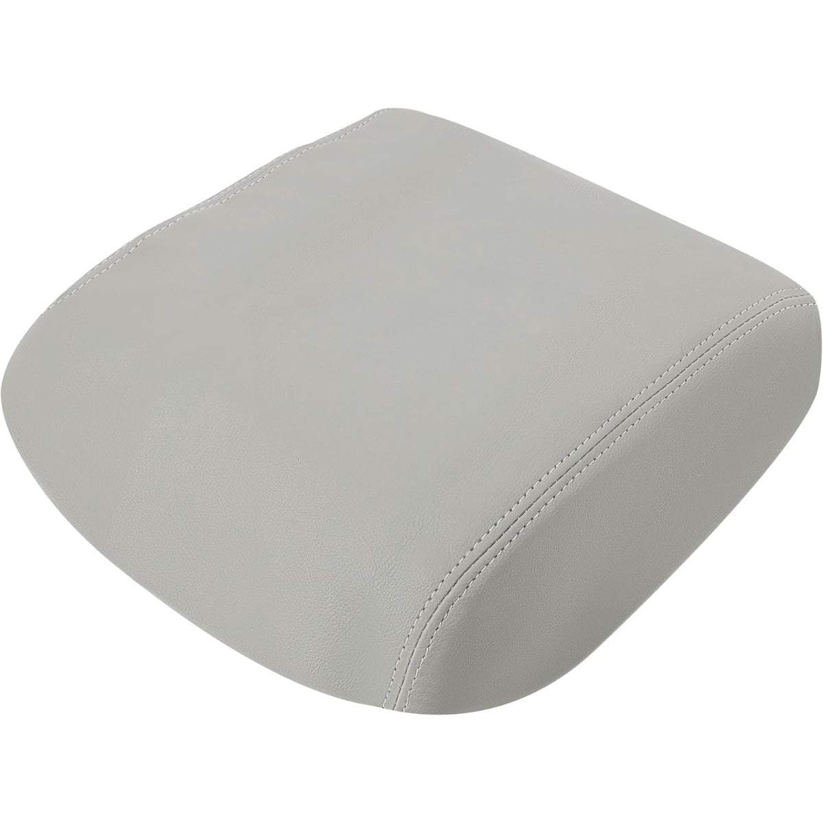 KUAFU Center Console Armrest Cover Compatible with 2009-2015 Honda Pilot Console Lid Cover Pad Replacement PVC - Gray
