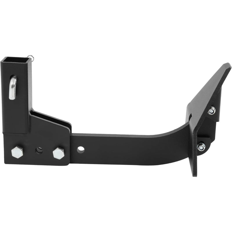Hitch Mounted Ripper Compatible with CAT 0, CAT 1 W/2" Receiver Adapters Tractors Trenching Subsoiler Steel Powder Coated -Black