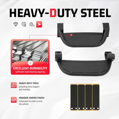 ALMULOO Step Compatible with Bronco 2/4 Door Model Running Boards Step