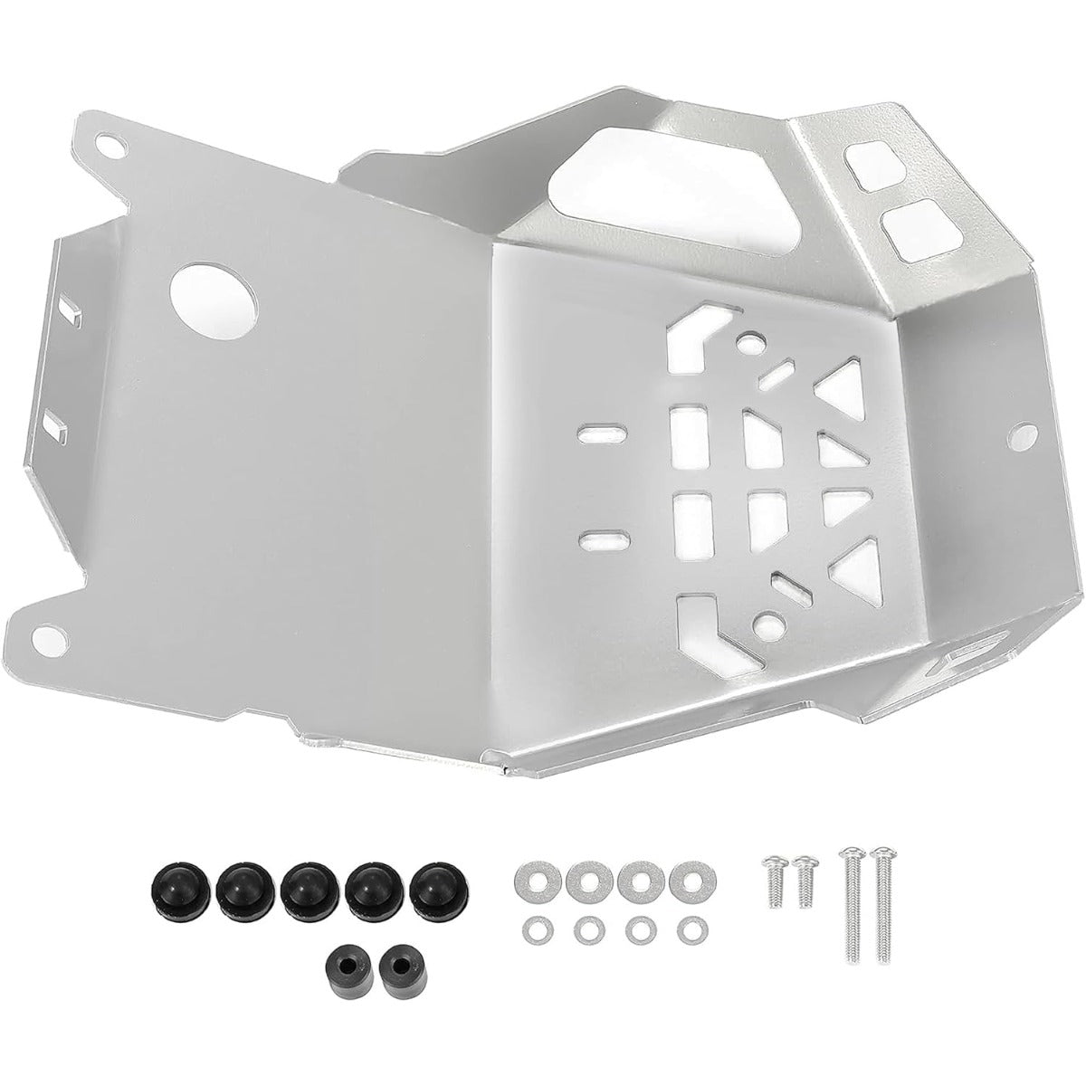 Engine Skid Plate Compatible with 2008-2023 Kawasaki KLX250 KLX300 Skid Bash Plate Guard Engine Bottom Guard Aluminum