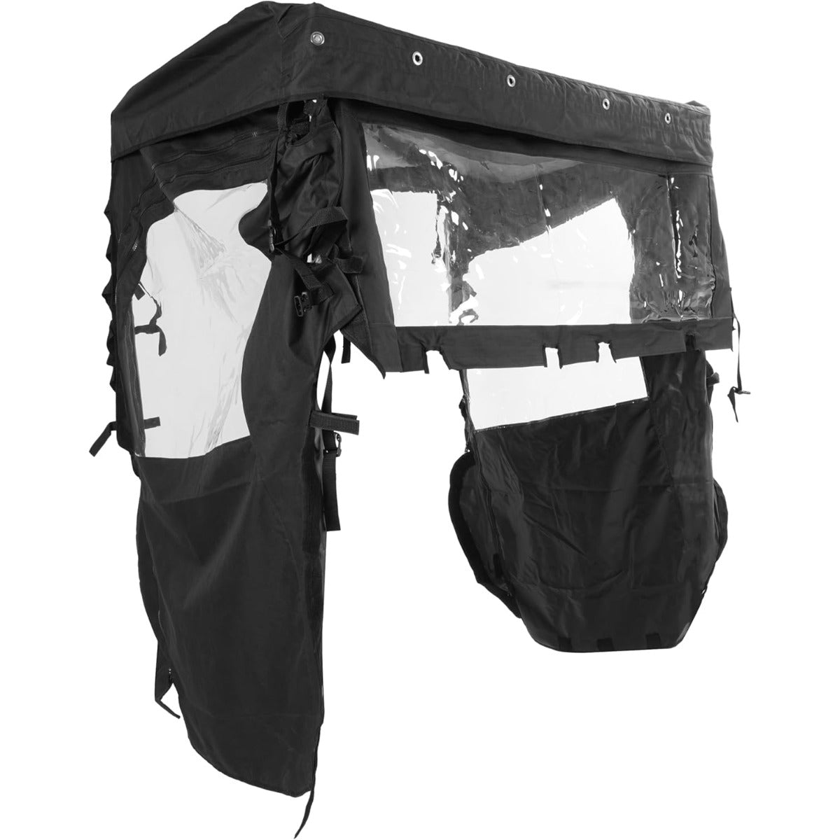 UTV Soft Door+Soft Top+Clear Rear Window W/Zipper Compatible with 2014-2023 Kubota RTV X1120D/ X900 Plastic