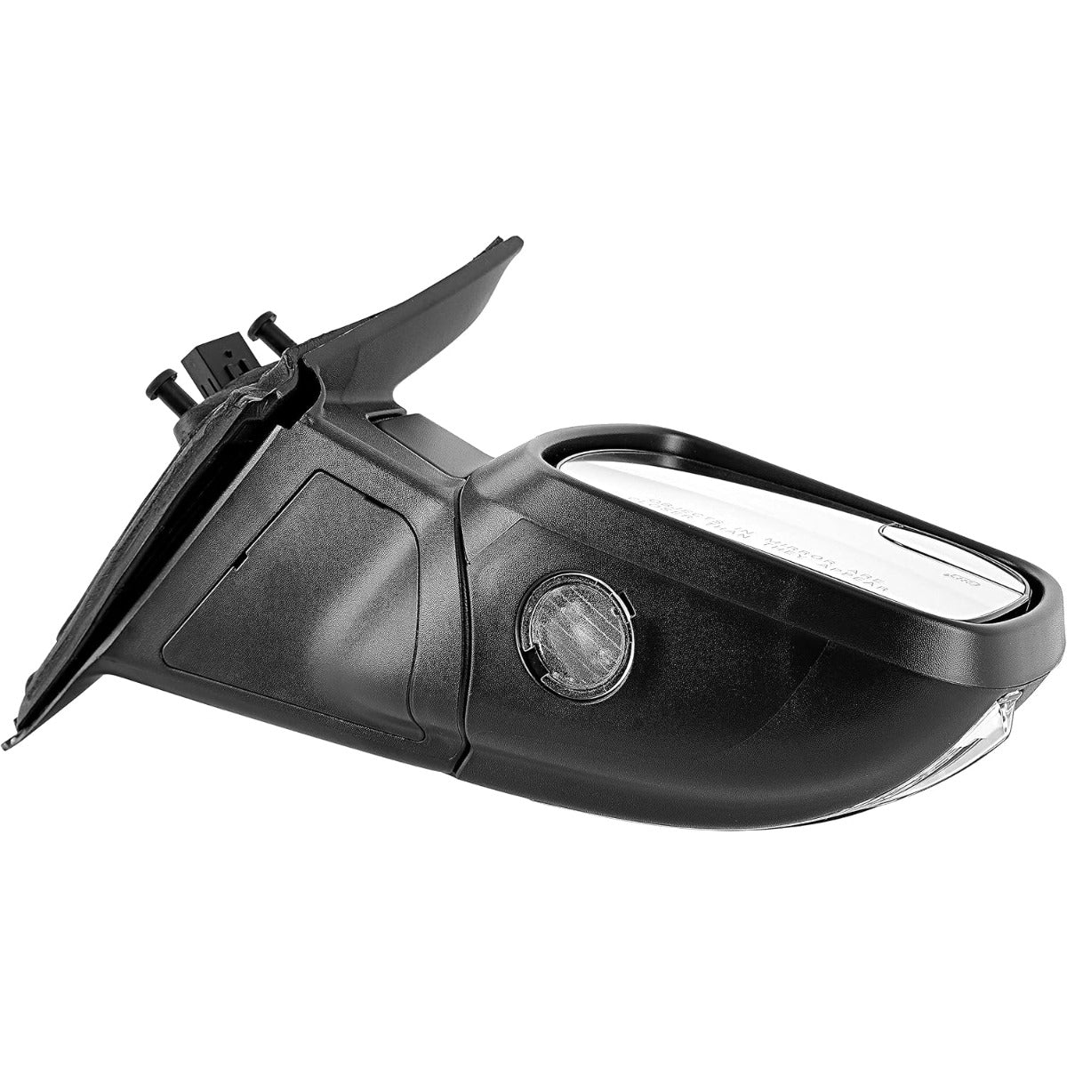 ECOTRIC Passenger Side Mirror w/Puddle Heated Turn Signal Light Compatible with 2011-2019 Ford Explorer Replacement for FO1321554 7Pins