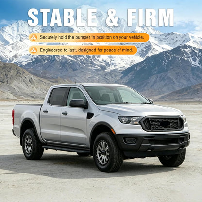KUAFU 3Pcs Bumper Bracket Compatible with 2019-2023 Ranger