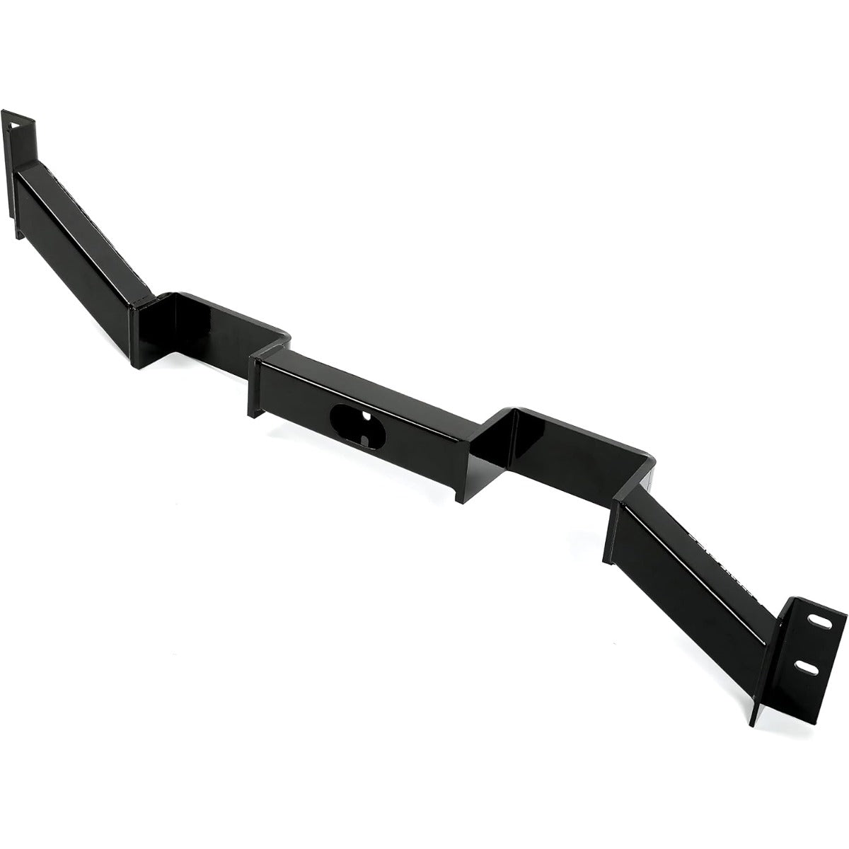 KUAFU Transmission Crossmember Double-Hump Compatible with 1978-1988 GM-2 GM G-Body Chevrolet Monte Carlo Coupe 2-Door Fits 700R4, 4L60, 4L60-E Transmission Powder Coated Steel