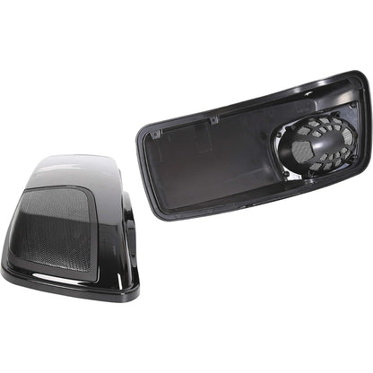 HECASA Saddlebag Speaker Lid w/ 5"x7" Speaker Grille (Pair) Compatible with 2014-2023 Harley Davidson Touring FLT FLHT FLHTCU FLHRC Road King Road Glide Street Glide Electra Glide Ultra-Classic