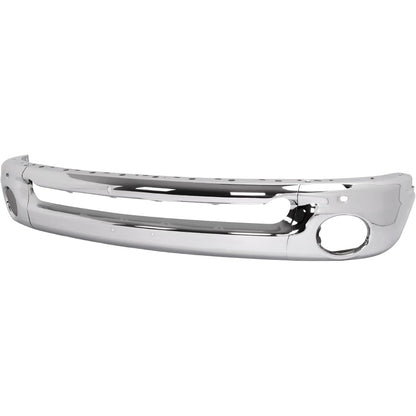 KUAFU Front Bumper Face Bar Compatible with 2003-2010 Dodge Ram 1500 2500 3500 Bumper Cover Impact Bar w/Fog Light Holes Replace for 55077946AA 55077946AB 55077103ABCH1002383 CH1002373 3Pcs