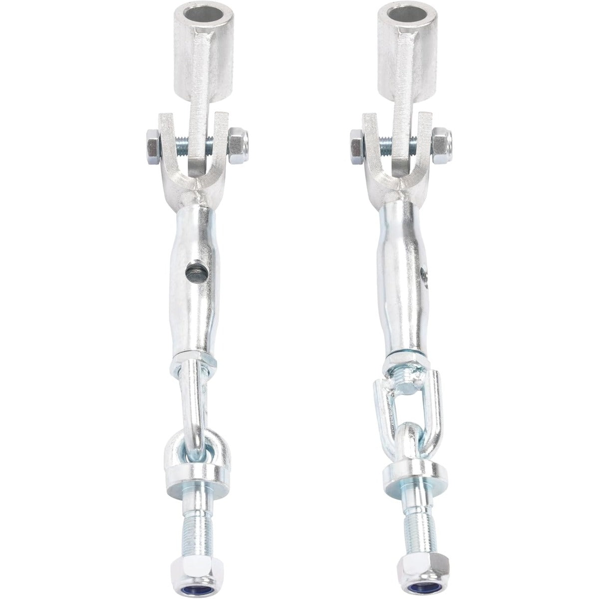 Stabilizer Sway Chain Compatible with Kubota B-Series Tractors 3 Point Hitch Steel White Zinc 2PCS