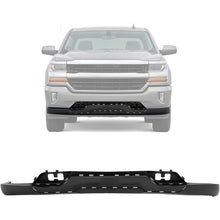KUAFU Front Lower Bumper Valance 3PCS Panel Compatible with 2016-2018 Chevy Chevrolet Silverado 1500 2019 Silverado 1500 LD Replaces 84029815 Air Dam Spoiler w/Z71 Package & Skid Plate Plastic
