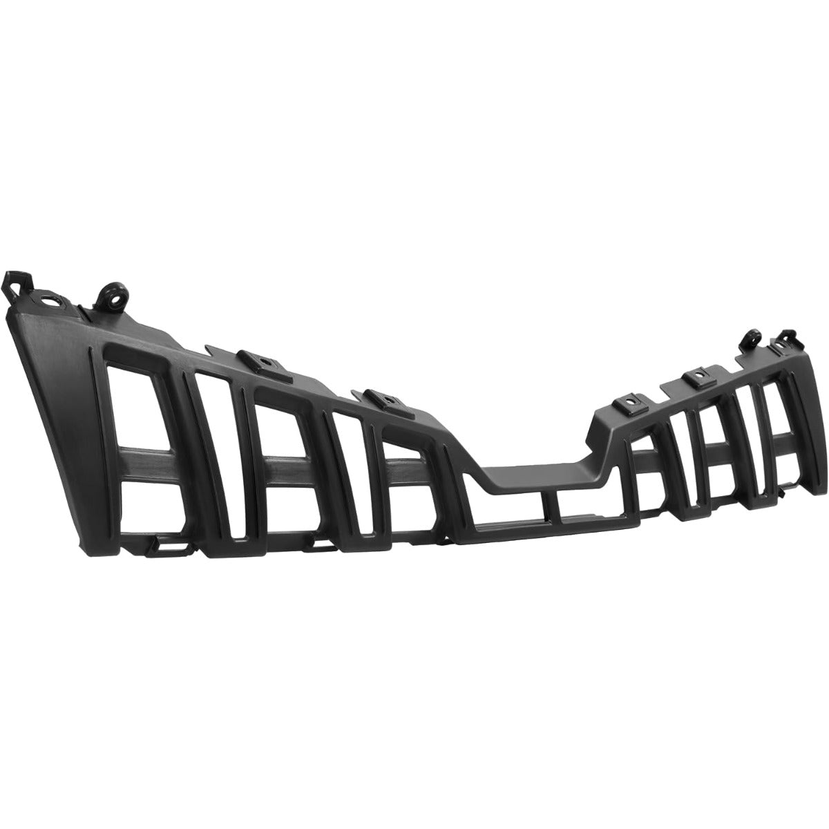 ALMULOO Front Bumper Bracket Compatible with 2018-2020 Toyota Sienna Replace for 5211508030 TO1041116 Bumper Support Mounting Bracket Plastic Unfinished Black