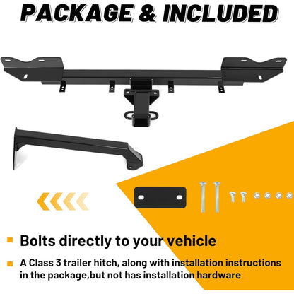 Kojem Class 3 Trailer Tow Hitch Compatible with 2012-2019 Mercedes-Benz
