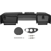 Dashboard Cover W/Locking Doors Compatible With 2008-2014 EZGO RXV Gas/Electric Models, Carbon Fiber Style Print Front Dash Cover (Not For 2015-Up 2nd Gen)