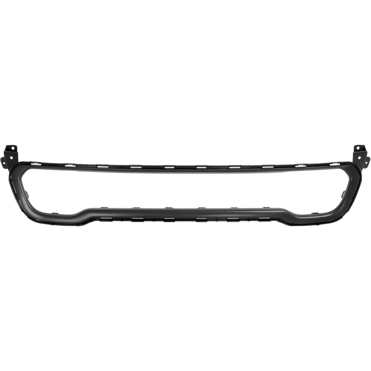 Front Bumper Trim+Lower Grille Compatible with 2014-2018 Jeep Cherokee CH1044112, 68210024AC, 68203216AA, CH1036126 Bumper Cover Molding Trim Grill Plastic(ABS) Black